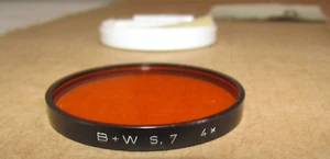 NOS B+W Orange Filter Lens 50mm S.7  4x  / 040  Selborange (10) Orange - Picture 1 of 9