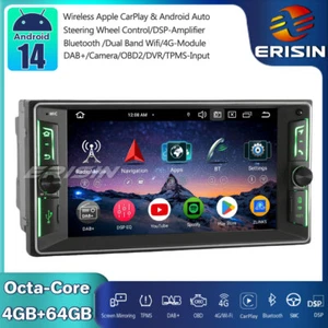 8-Core Android 14 Autoradio GPS FM RDS Toyota Corolla RAV4 Vios Vitz Prado Hilux - Bild 1 von 21