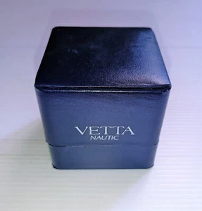 SCATOLA VETTA NAUTIC BLU VINTAGE - Photo 1 sur 8
