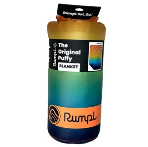 Rumple Original Puffy Lightweight Camping Blanket 1 person Baja Fade 52"x75" NEW - Picture 1 of 7