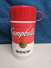 Campbells Soup 2010 Lunch Box Insulated Plastic Thermos 11.5 Oz