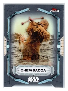 Tarjeta base de Chewbacca 2022 Topps Finest Star Wars #21 - Imagen 1 de 2