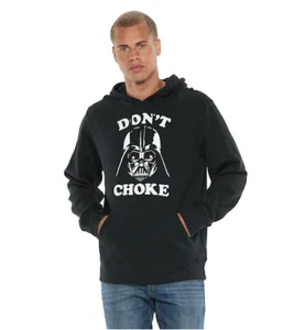 Star Wars ~ Felpa con cappuccio pullover nera da uomo Darth Vader ""Don't Choke"" - taglia Medium - Foto 1 di 4