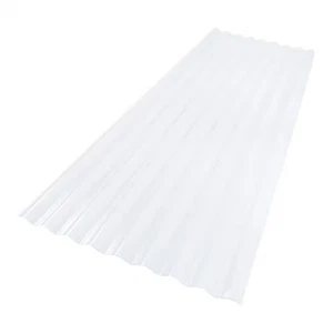 26 In. X 6 Ft. Corrugated PVC Roof Panel in Clear - Picture 1 of 12