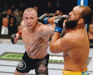 GEROGES ST-PIERRE SIGNED AUTOGRAPHED 8X10 PHOTO UFC - Picture 1 of 1