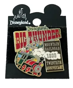 DISNEY DLR LE BIG THUNDER MOUNTAIN 1999 TWENTIETH ANNIVERSARY 1979-1999 PIN - Bild 1 von 3