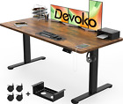 Electric Standing Desk 160X80Cm with USB Charging Height Adjustable Desk Sit Sta