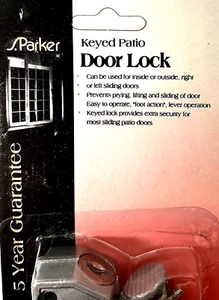 Patio Sliding Door Lock w. 2 keys, Heavy Duty Security Bar Easy installation - Picture 1 of 4