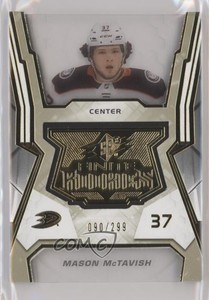 2021-22 SPx Finite Rookies Gold /299 Mason McTavish #F-46 Rookie RC