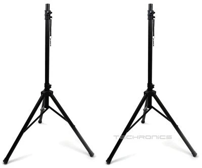 UNIVERSAL TRIPOD 2X ALPHASONIK UNIVERSAL HEAVY DUTY TRIPOD FOR DJ PA SPEAKER EQUIPMENT STANDS SET