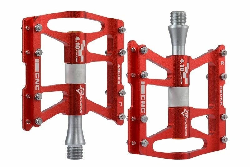 ROCKBROS Bicicleta 4 Rodamientos Sellados Pedales Bicicleta Aleación Aluminio Pedales 9/16" 2 Piezas Foto 1 de 4