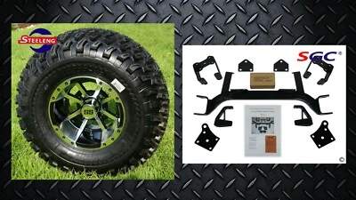 EZGO TXT ELECTRIC GOLF CART 6" LIFT KIT + 10" WHEELS and 22" ALL TERRAIN TIRES  - Image 1 of 4