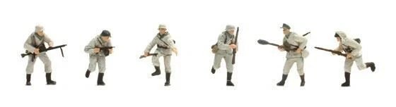 Juego de 2 figuras de infantería alemana de la Segunda Guerra Mundial Artitec 387,82 resina 1/87 acabado pintado Foto 1 de 1