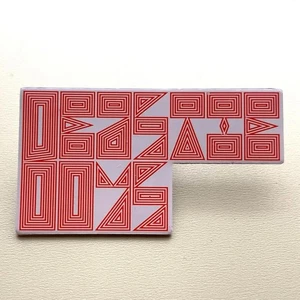 Beastie Boys x Barry Macgee Pin Anstecker, ca. 5cm, geometrisches Muster - Bild 1 von 3