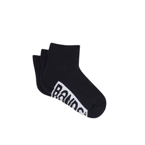 3 Pairs X Bonds Kids Cushioned Quarter Crew Midnight Blue Socks - Picture 1 of 3