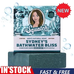 Dr. Squatch Sydney Sweeney Bagno Acqua Bliss Bar Sapone CALDO - - Foto 1 di 8