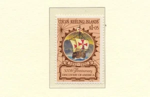 Cocos Islands 1992 SG 264 Columbus Discovery of America Santa Maria Ships MNH - Picture 1 of 1