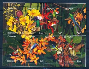 LS62235 Guyana animals fauna flora birds good sheet MNH - Picture 1 of 1