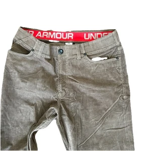 Under Armour Pants Men's 36x 32 Corduroy All Season Gear Brown Fall Winter - Picture 1 of 9