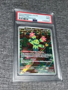PSA 9 Maractus 160/159 Pokemon Viaggio Insieme Illustrazione Rara 2025 Come Nuova - Foto 1 di 2