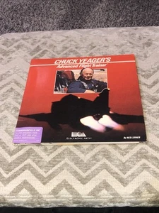1987 CHUCK YEAGER'S ADVANCED FLIGHT TRAINER VIDEO GAME for COMMODORE 64 & 128 - Bild 1 von 5