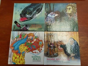 4 Classic Fairy Tales by Madison Mini Books Sunoco Premium set, 1989 Vintage - Imagen 1 de 3