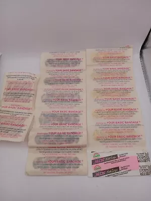 14 Vintage smiley Face ,cheetah Band Aids Rare Bandaid Lot - Image 1 of 4