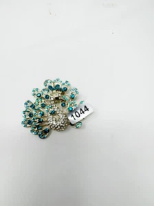 Perfect Gift | Vintage Rhinestone Peacock Brooch | Fast Shipping - Picture 1 of 2