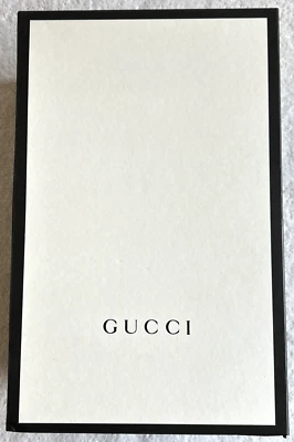 Подлинный белый и черный пустой Gucci коробка очень большой, - 15,75 «x 10» x 7» VGC - Изображение 1 из 4
