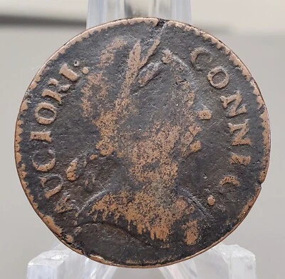 1785 Connecticut Colonial Us Copper Coin Bust Right - Image 1 of 2