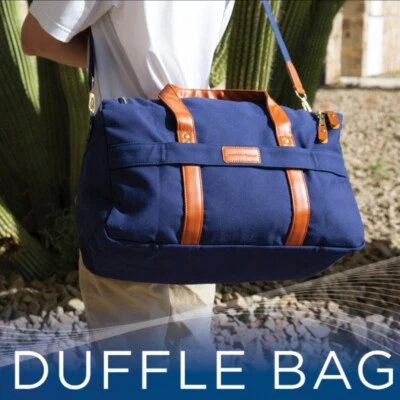 Gila River Resorts & Casinos Blue Duffle Bag NEW - Image 1 of 4