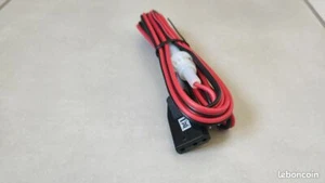 câble d'alimentation président , cordon d'alimentation cb, cibi 3 broches - Zdjęcie 1 z 2
