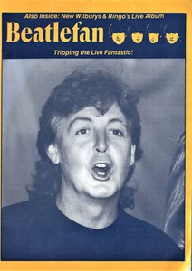 BEATLEFAN 1990-Paul McCartney rare photo on cover, New Wilburys, Ringo Live Alb - Foto 1 di 4