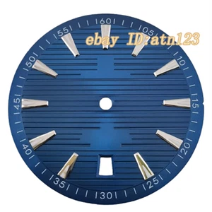 33.5mm Watch Dial green luminous sterile Fit NH34 NH35 NH36 Automatic Movement  - Picture 1 of 9