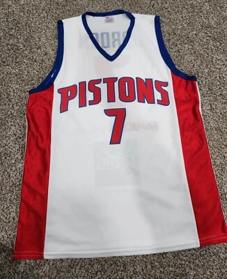 Ben Gordon #7 Detroit Pistons giveaway jersey L Family dollar and Sprite Sz L - Image 1 of 4