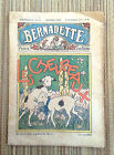 Old Magazine " Bernadette " Set Of 7 Very Shown, Colours, Old French Book
