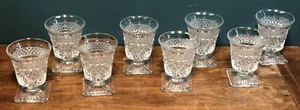 8 Vintage Imperial Cape Cod Austernglas mit Fuß Cocktail Dessert Tasse Gläser - Bild 1 von 13