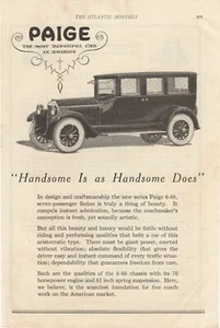 Paige - 1922 - Vintage Automobile Advertisement - The Atlantic Monthly - Picture 1 of 1