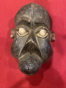 Afrikanischer Stamm Gesichtsmaske Holz handgeschnitzt Wand Dogon-?-Affe Maske - Bild 1 von 10