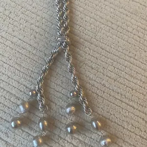 Collar ajustable vintage de eslabones de cadena pesados - Imagen 1 de 7