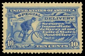 MOMEN: US STAMPS #E6 MINT OGph PSE GRADED CERT VF-80J LOTTO #88639 - Foto 1 di 3