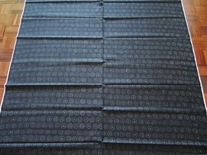 Marimekko VUOKKO NURMESNIEMI 1959 "NADJA" tela de algodón 139x200 cm negro - Imagen 1 de 6