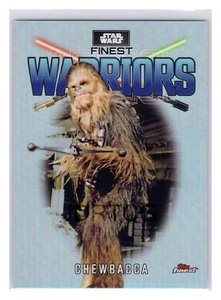 Star Wars 2023 Topps Finest Warriors FW-5 Chewbacca - Imagen 1 de 2