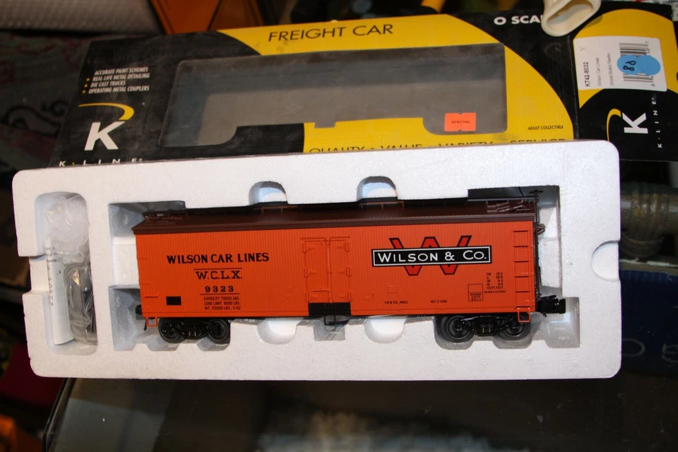 K-line O scale woodside Reefer K742-8032 Wilson Car Lines NIB - Image 1 of 1