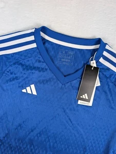 Adidas Tiro 23 Competition Match Jersey Womens Medium Regular Fit Blue NWT - Picture 1 of 8