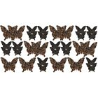  40 Pcs Sew on Badges Butterfly Hot Diamond Stickers Clothing