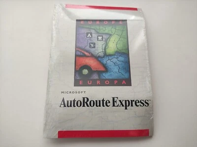 Microsoft AutoRoute Expres Europa CD NEU + OVP mit Einführungs-Handbuch - Bild 1 von 2