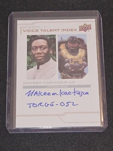 2024 UD Halo Legacy Collection Hakeem Kae-Kazim Inscription Voice Talent Auto SP - Picture 1 of 2