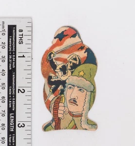 Vintage Menko Playing Card Japanese Military 1930' China - Japan War Pop Art ;89 - Picture 1 of 3