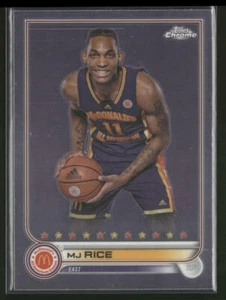 2022 Topps Chrome McDonald's All American #7 MJ Rice - Imagen 1 de 2